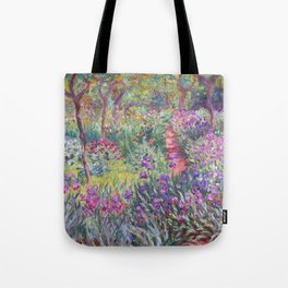 The Artist’s Garden in Giverny by Claude Monet Tote Bag