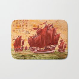 Zheng He Treasure Ship Bath Mat