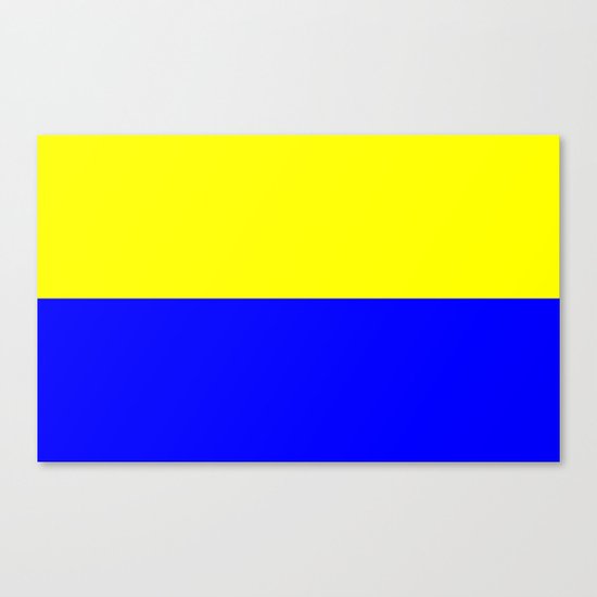 Flag of Zandvoort Canvas Print