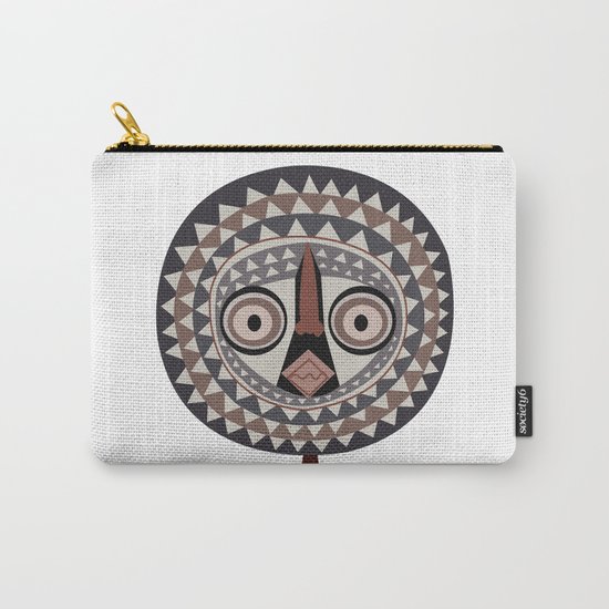 African Tribal Mask No. 2 Carry-All Pouch