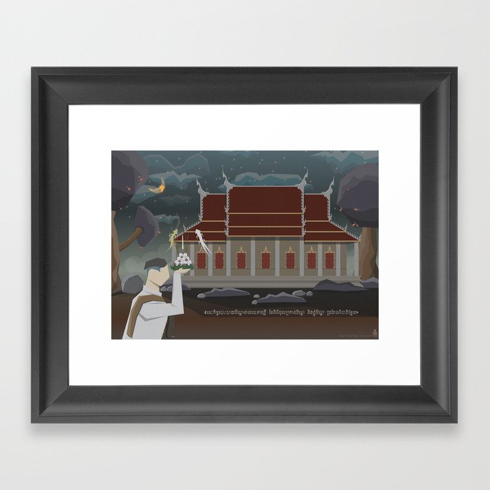 Pchum Ben Festival - Cambodian Ancestor's Day Framed Art Print