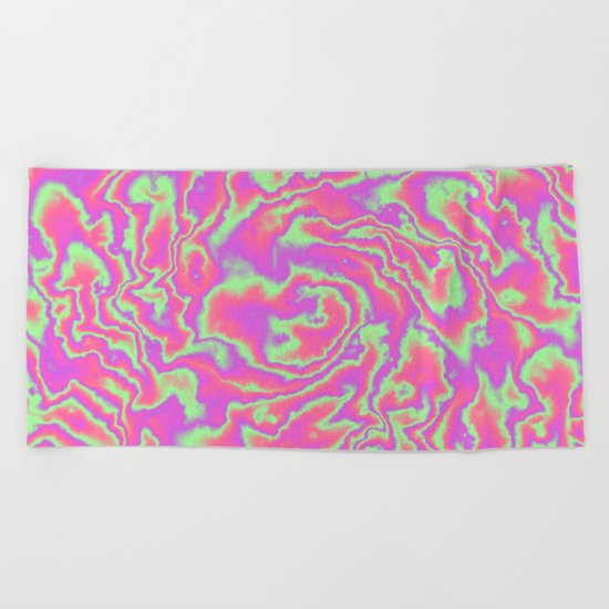 Turbulence in Tutti Fruitti Beach Towel