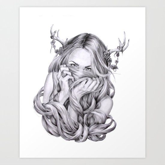 Begonia's Sister Art Print