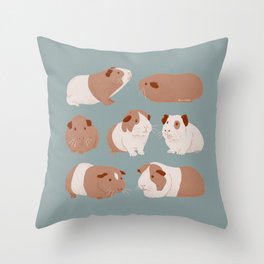 Guinea Pigs Throw Pillow