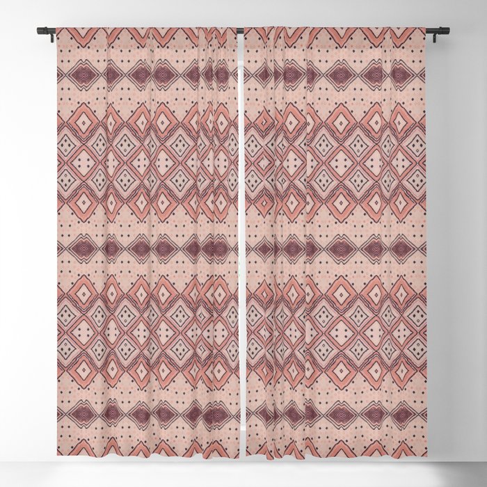 Bohemian Bazaar: A Tapestry of Oriental Heritage and Moroccan Tradition Blackout Curtain