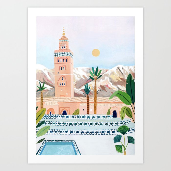 Marrakech Morocco Art Print