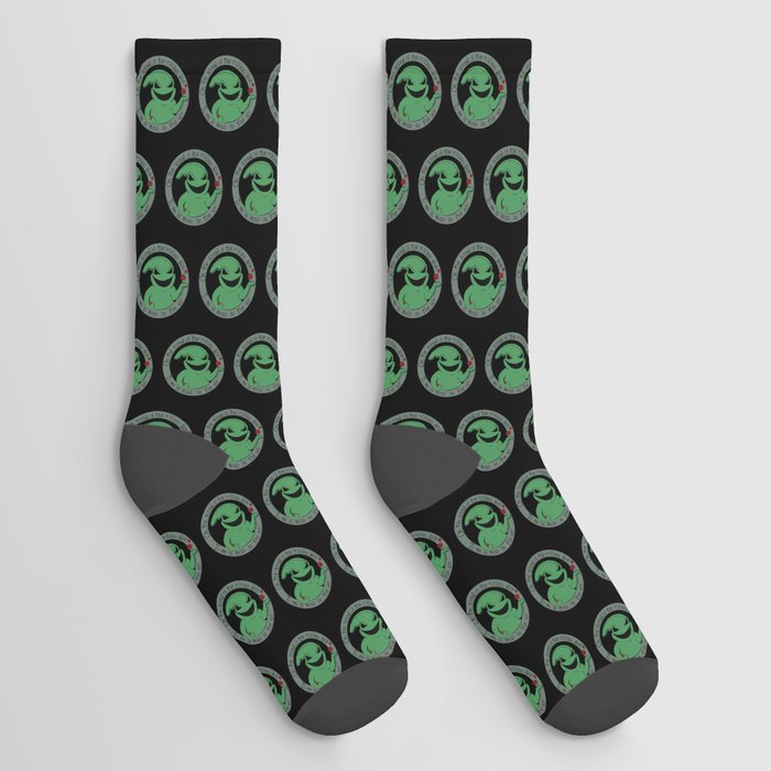 Oogie Boogie Man Green Socks