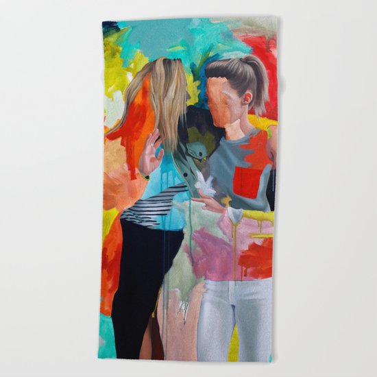 Sam and Mon Beach Towel