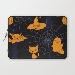 Kawaii Halloween Pattern Laptop Sleeve
