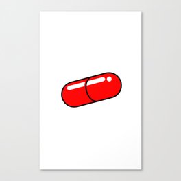 Red Pill solo Canvas Print