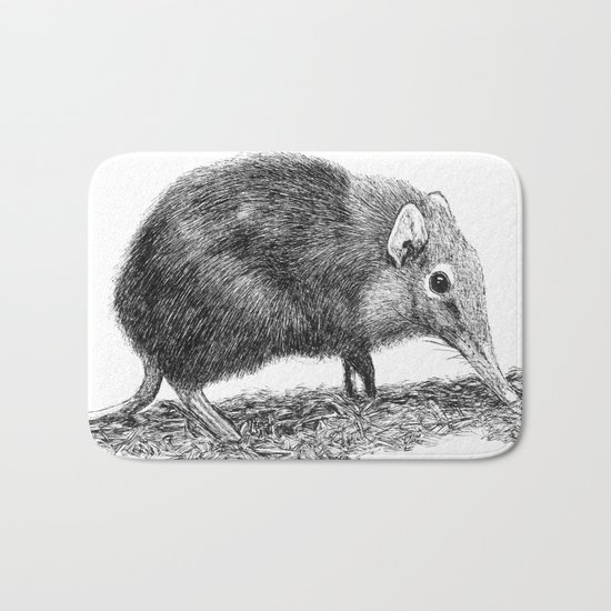 Black Shrew Bath Mat