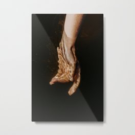 Grace Metal Print | Wild, Water, Hands, Photo, Curated, Eau, Witchy, Witch, Feminine 