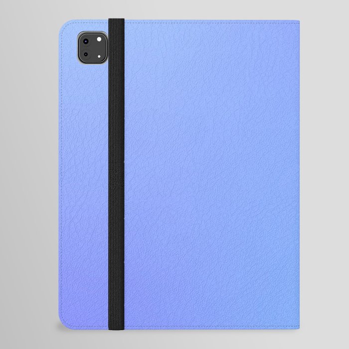 64 Blue Gradient 220506 Aura Ombre Valourine Digital Minimalist Art iPad Folio Case