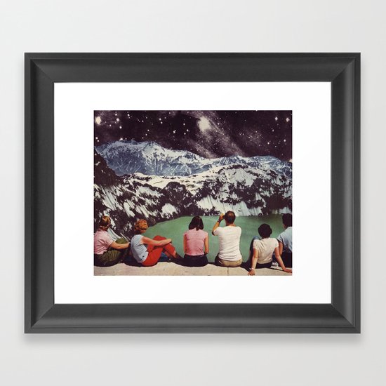 GLACIAL Framed Art Print