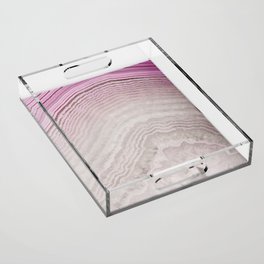 Purple Ombre Agate Acrylic Tray