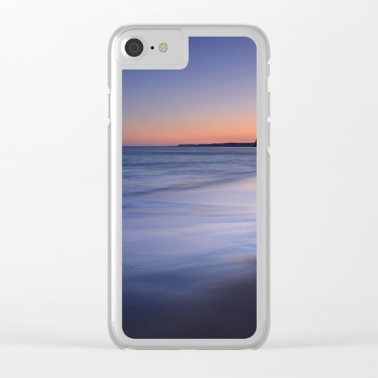 Serenity at the beach Clear iPhone Case