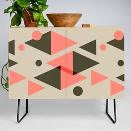 Abstraction_NEW_SUN_TRIANGLE_SHAPE_MOUNTAINS_POP_ART_0221A Credenza