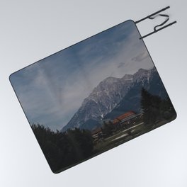 View of Austrian Alps Picnic Blanket