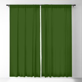 Tread Lightly ~ Forest Green Blackout Curtain