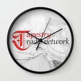 Tapestry Radio Logo Wall Clock