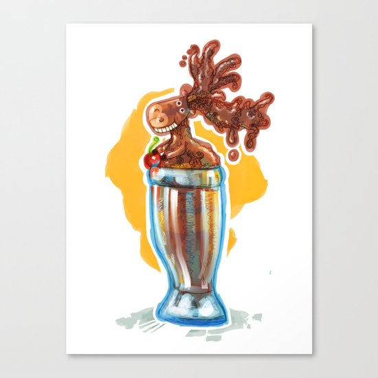 Chocolate Mousse Canvas Print