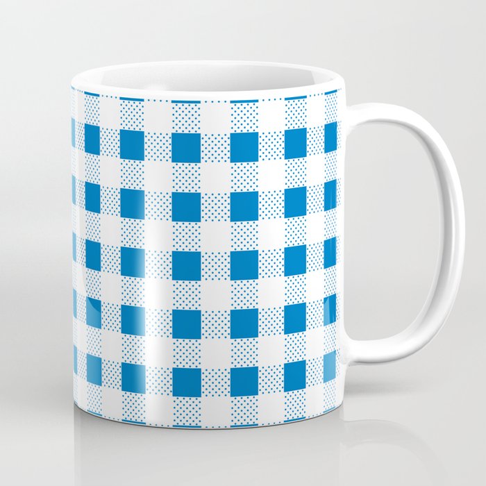 Blue Gingham - 26 Coffee Mug