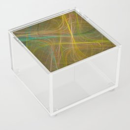 surreal futuristic abstract digital 3d fractal design art Acrylic Box