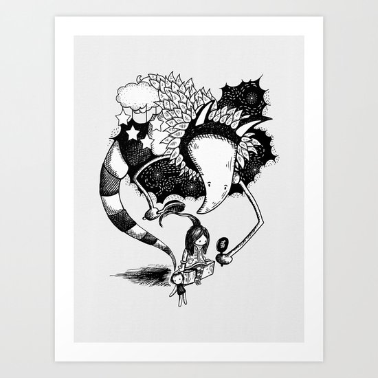 Imaginary Fiend Art Print