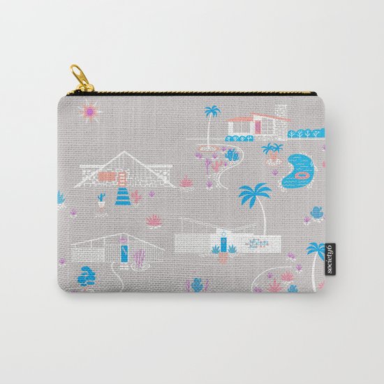Desert Mid-Century Modern Carry-All Pouch