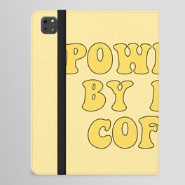 Powered By Iced Coffee iPad Folio Case