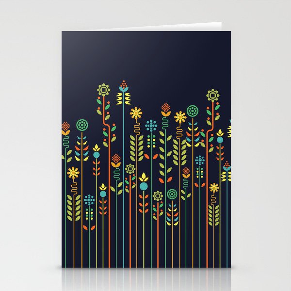 Overgrown flowers Stationery Cards