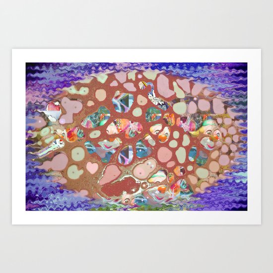Bubble Bath Art Print