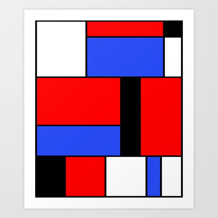Mondrian #51 Art Print