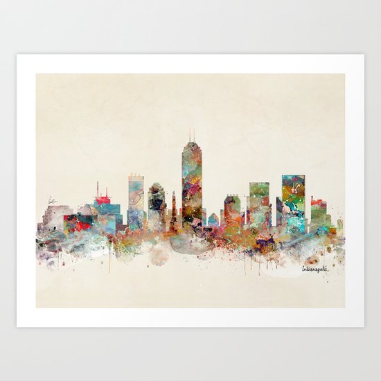 indianapolis indiana Art Print