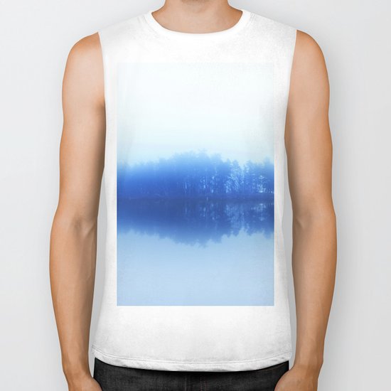 Foggy Reflections Biker Tank