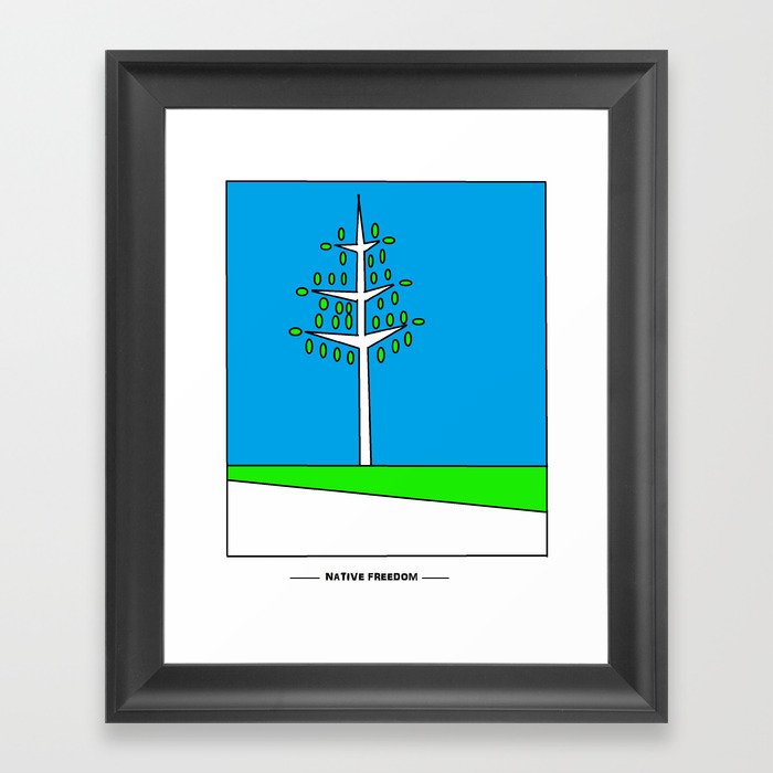 Tree Growth Framed Art Print