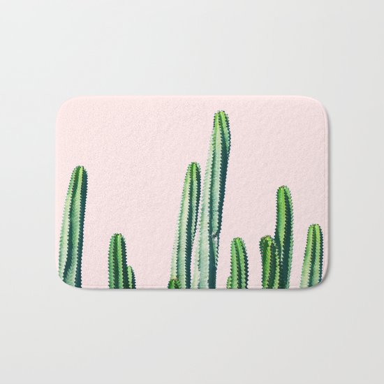 Cactus V6 #society6 #decor #buyart Bath Mat