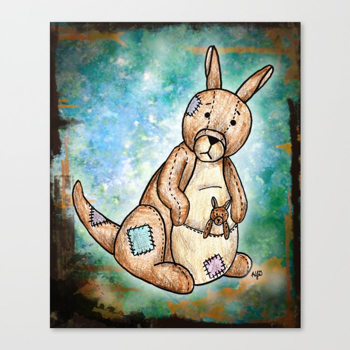 Kimba the Kangaroo Canvas Print