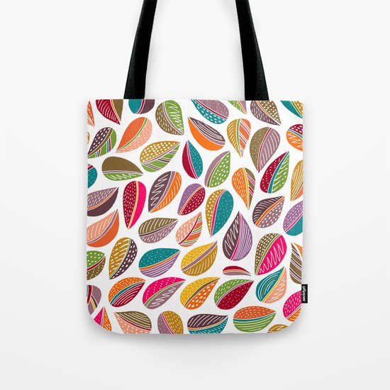 Leaf Colorful Tote Bag