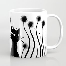 Cat in the grass Coffee Mug