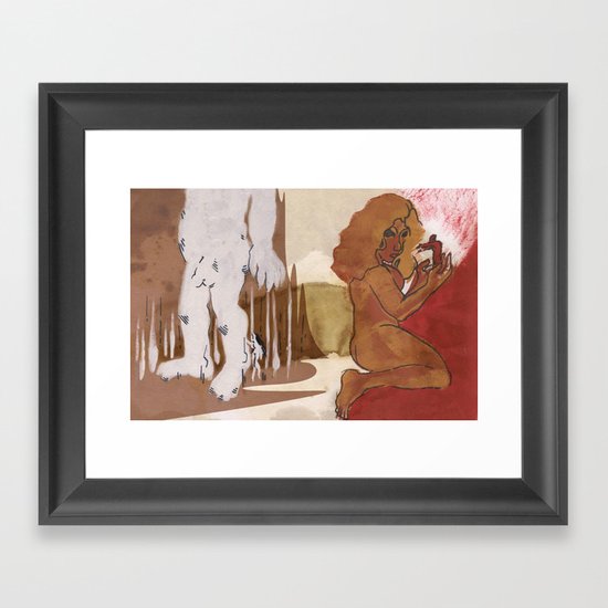 "Love This Giant" by Virgina McCarthy Framed Art Print