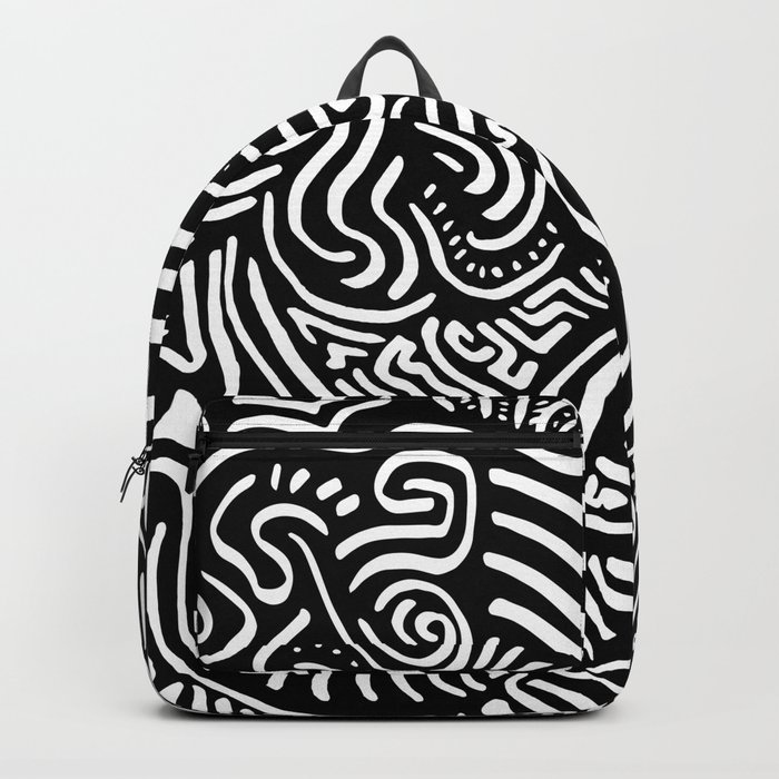 Bali Black Stripes Backpack