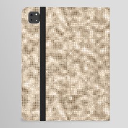 Luxury Soft Gold Sparkle Pattern iPad Folio Case