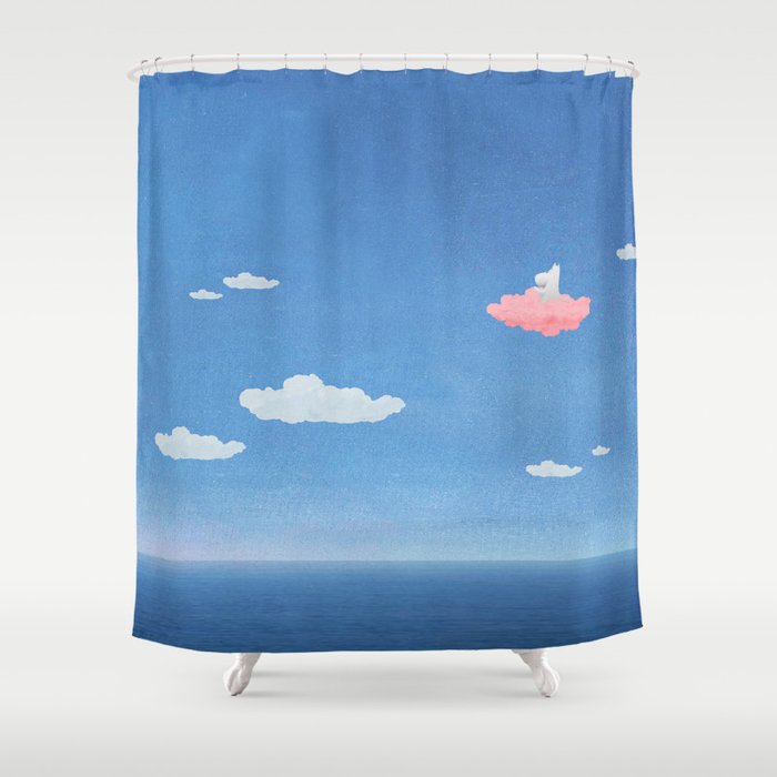 Moomin Cloud Shower Curtain