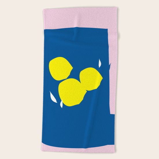 Yellwo Roses Beach Towel