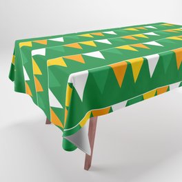 St Patrick's day flag flat cartoon pattern Tablecloth