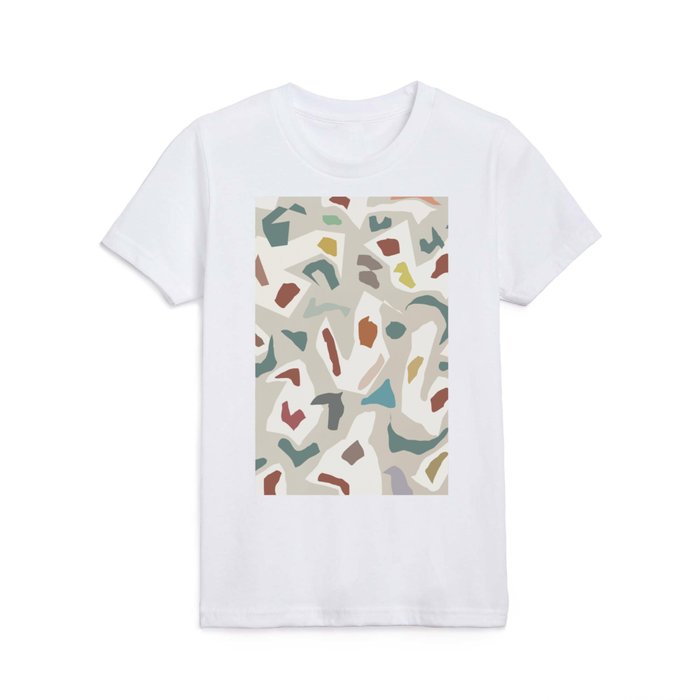 Irregular form camouflage pattern Kids T Shirt