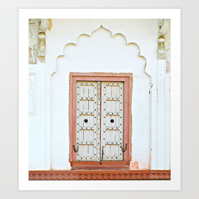 Original India Door  Art Print
