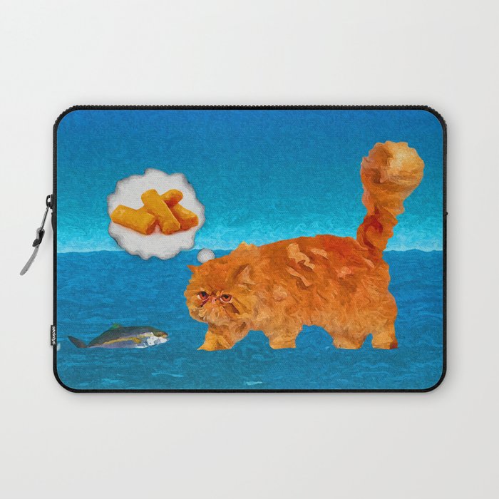 Ask Fish For Fish Laptop Sleeve