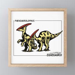 Dinosaur - Parasaurolophus Framed Mini Art Print